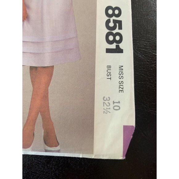 McCall's Misses Dress Shirt Skirt Sewing Pattern Sz 10 8581 - Uncut - Picture 4 of 9
